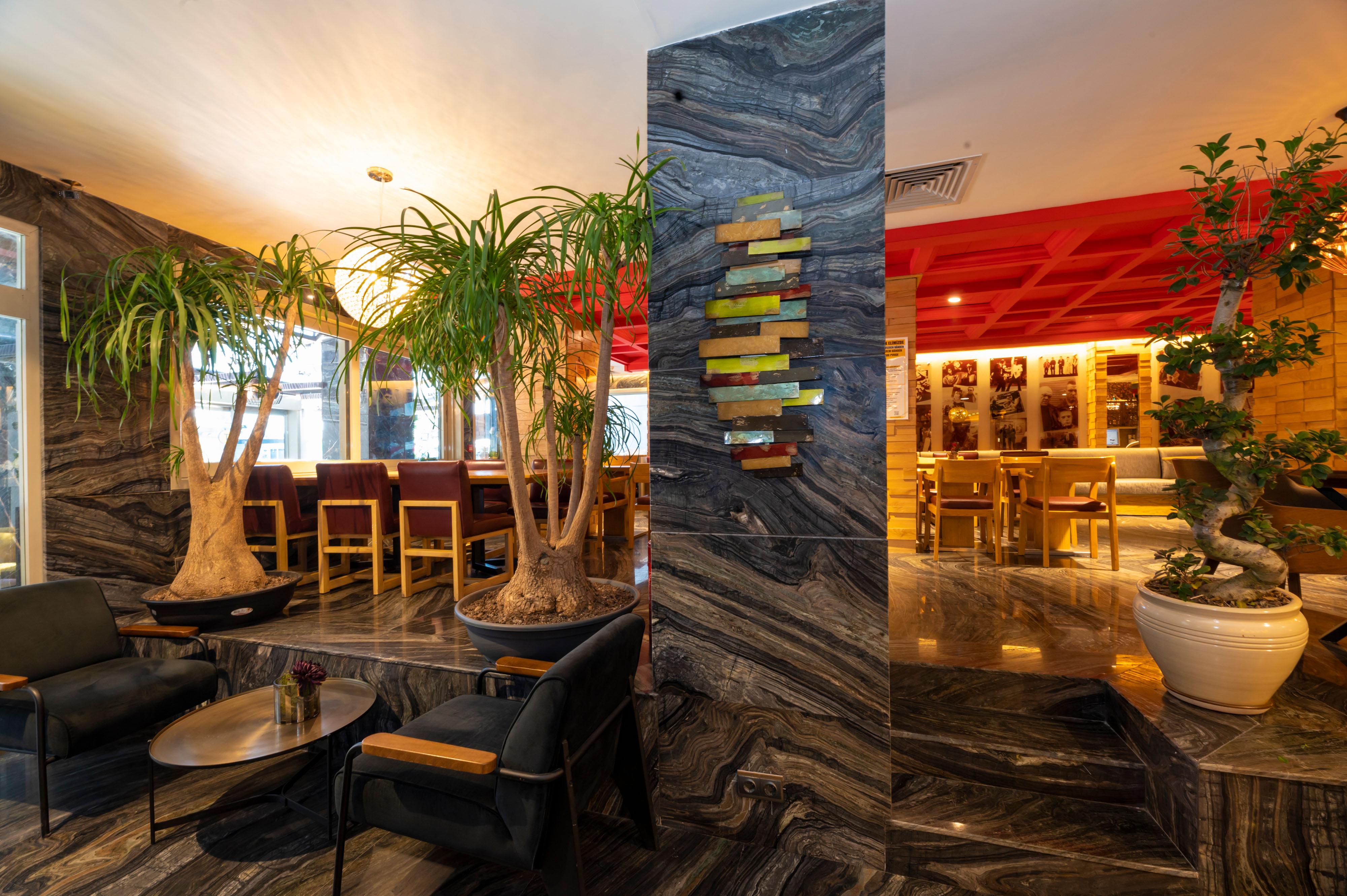 Ramada By Wyndham Istanbul Pera Taksim Hotel Kültér fotó Interior of the restaurant
